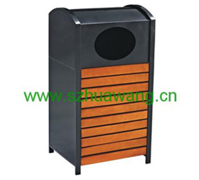 鋼（gāng）木垃圾桶D011