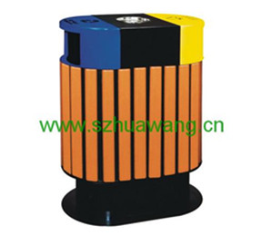 鋼木垃圾（jī）桶D026