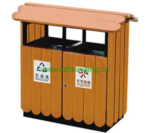 鋼木垃（lā）圾桶（tǒng）D048